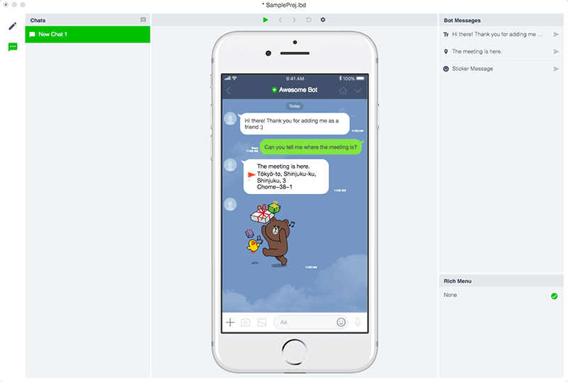 Line Bot Designer Screenshot 2